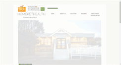 Desktop Screenshot of homepethealth.com